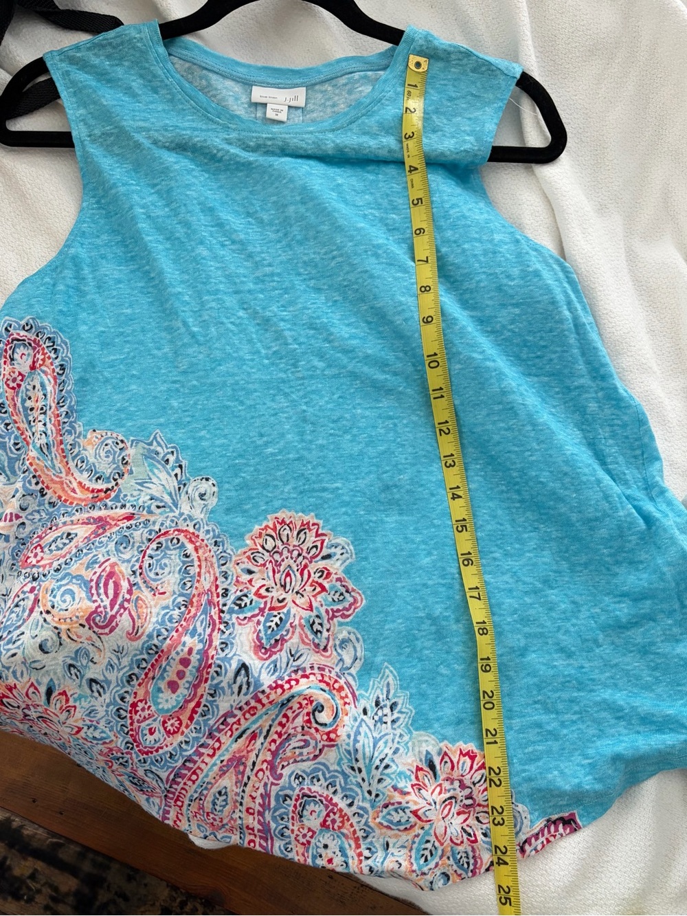 J.Jill love linen top - Picture 7 of 7